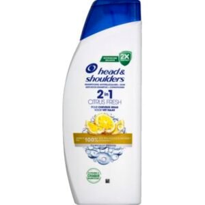 Head & Shoulders Citrus Fresh 2-in-1 Anti-Schuppen-Shampoo, fettiges Haar, 625 ml, bis zu 100% der Schuppen, klinisch erwiesen, täglicher Gebrauch, erfrischend, Zitronenduft